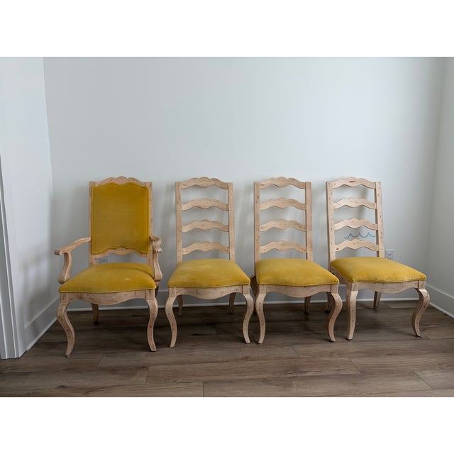 Century Furniture French Country Ladderback Dining Chairs, Set of 8 (2 Arm + 6 Side) For Sale - Image 9 of 15
