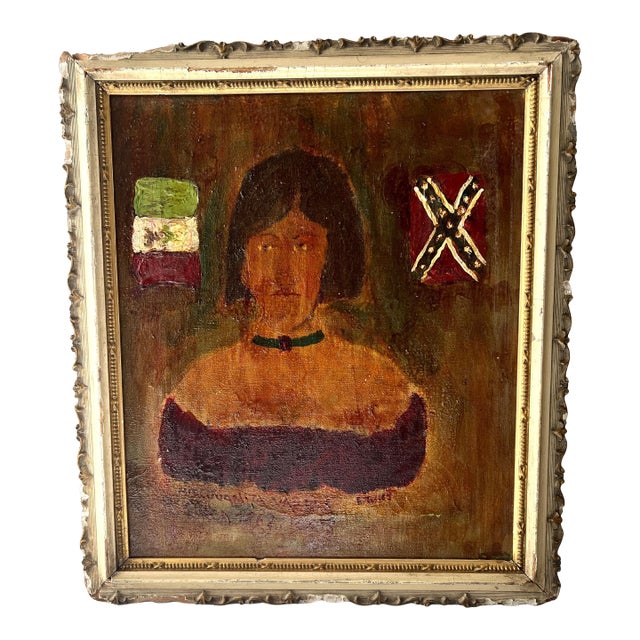 Folk Art Painting by Latin Artist, Elias Telles For Sale