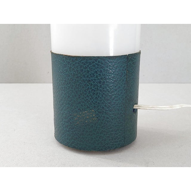 Vintage Table Lamps in Acrylic Glass and Vinyl from Seci, France, 1960s, Set of 2 For Sale - Image 4 of 12