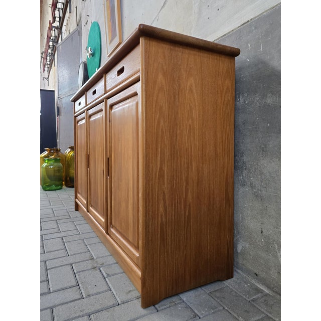Dyrlund Danish Teak Sideboard from Dyrlund, 1980s For Sale - Image 4 of 18