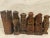Large Antique Hand Carved Wood Chess Pieces For Sale - Image 9 of 13