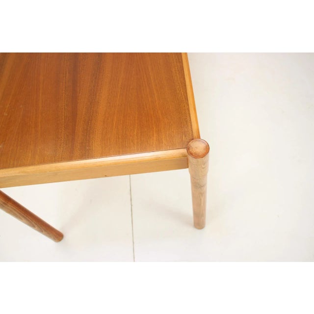 Brown Mid-Century Conference Table, Czechoslovakia, 1970s For Sale - Image 8 of 13