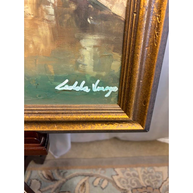 Michael Longo Original Venice Canal Oil Painting – "Reflections of Venice" Extra Large 29" X 41" Custom Framed Impasto Impressionist Art For Sale - Image 10 of 12