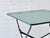 Vintage Folding Table in Metal with Cast Iron Frames, 1950s For Sale - Image 10 of 16