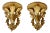 Vintage Giltwood Italian Wall Brackets- a Pair For Sale