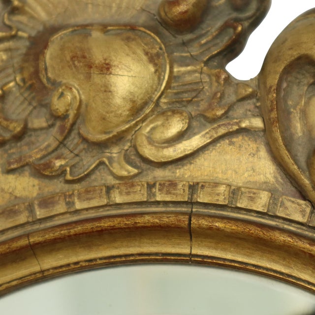 Faceted Gold Leaf Mirror from Deknudt, 1960s For Sale - Image 15 of 18