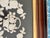 Textile Victorian Pin Prick Flower Basket Folk Art Black Velvet Deep Well Frame For Sale - Image 7 of 12