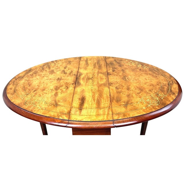 Late 19th Century Victorian Walnut Baby Sutherland Table, 1890s For Sale - Image 5 of 14