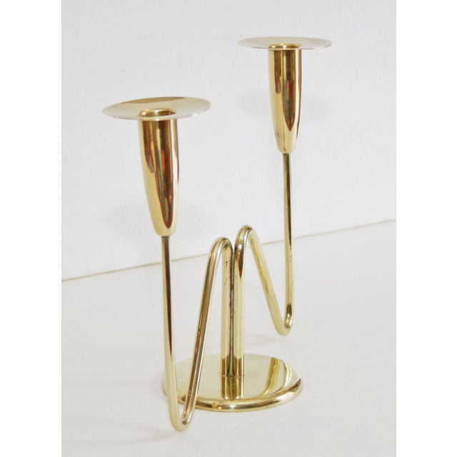 Mid-Century Modern Hagenauer Candlestick from Werkstätte Hagenauer Wien, 1940s For Sale - Image 3 of 9