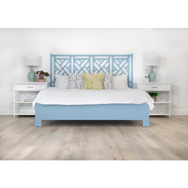 The timeless elegance of our Chippendale bed will elevate any room with its sophisticated charm. A headboard expertly...