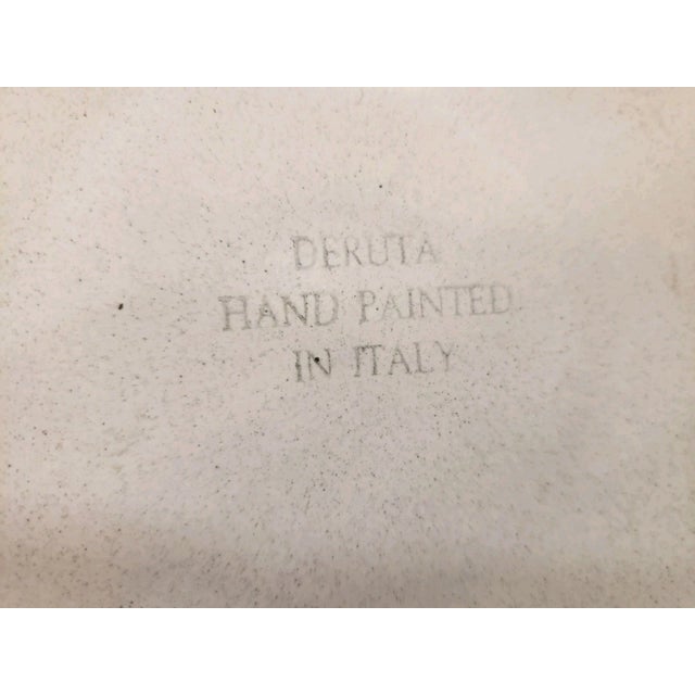 Circa 1970 Italian Deruta Ware Faience Pottery Stamped Pitcher, Made in Italy For Sale - Image 9 of 9