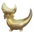 MCM Atomic Gold Kitty Planter For Sale
