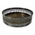 1960s Eisenberg-Lozano English Silver-Plated & Wood-Grain Wine Bottle Coaster For Sale