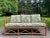 Vintage Sofa Ficks Reed Style Patio Furniture Sofa For Sale - Image 11 of 11