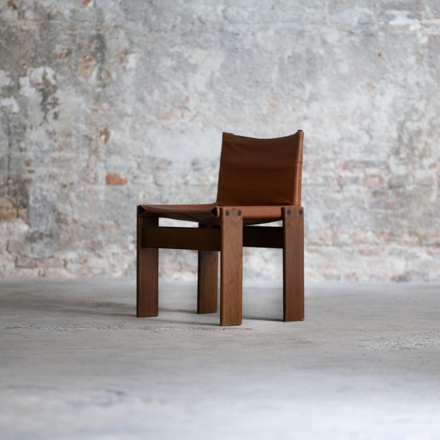 Monk Chairs by Afra & Tobia Scarpa, 1973, Set of 4 For Sale - Image 6 of 13