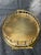 Brass Vintage Faux Bamboo Brass Oval Tray For Sale - Image 8 of 17