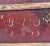 Brick Red Antique Hand Painted Monogrammed German Bread Board Dated 1855 For Sale - Image 8 of 13