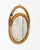 Mid-Century Modern Mid-Century Bamboo and Rattan Round Wall Mirror, Italy, 1970s For Sale - Image 3 of 12