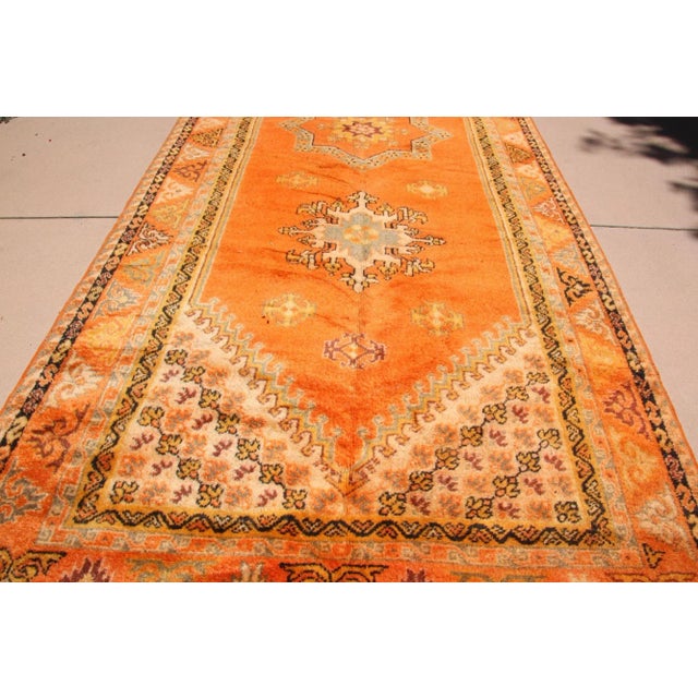 1960s Vintage Moroccan Berber Rugs Hand-Woven by Berber Women in Morocco. For Sale - Image 4 of 18