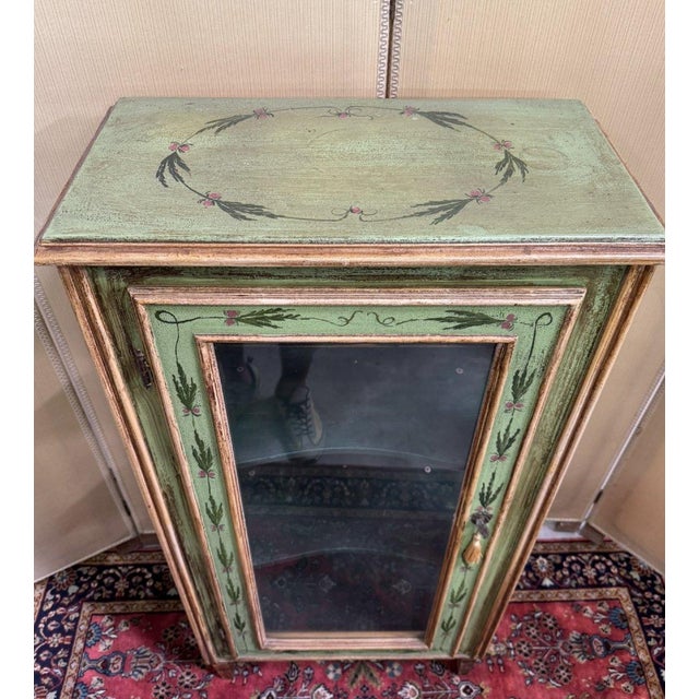 Venetian Painted Wooden Display Case, 1920s For Sale - Image 3 of 5