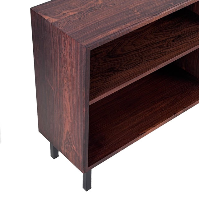 Vintage Danish Rosewood Bookcase For Sale - Image 4 of 5