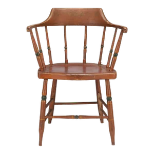 American Painted Windsor Captain's Chair (1820)