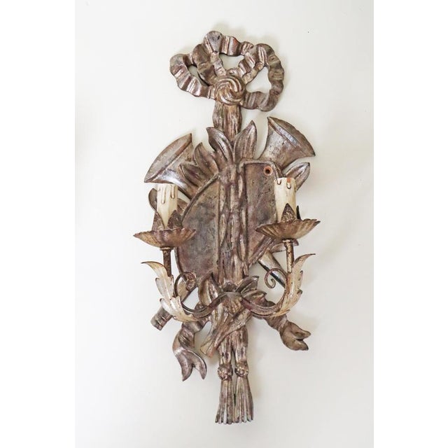 This pair of wall lamps is a real gem! it's so rare to find these in such an early style. The lamps were probably made in...