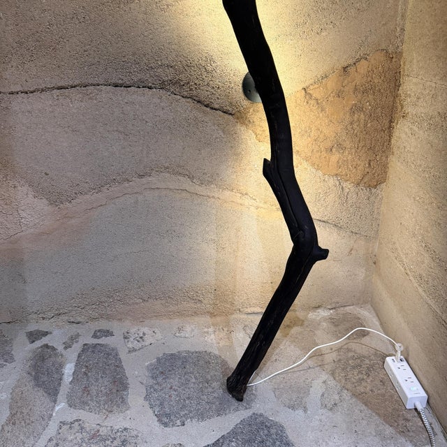 Primitive Terra Lampada Rustic Valley VDG Wall Sculpture Lamp For Sale - Image 11 of 13