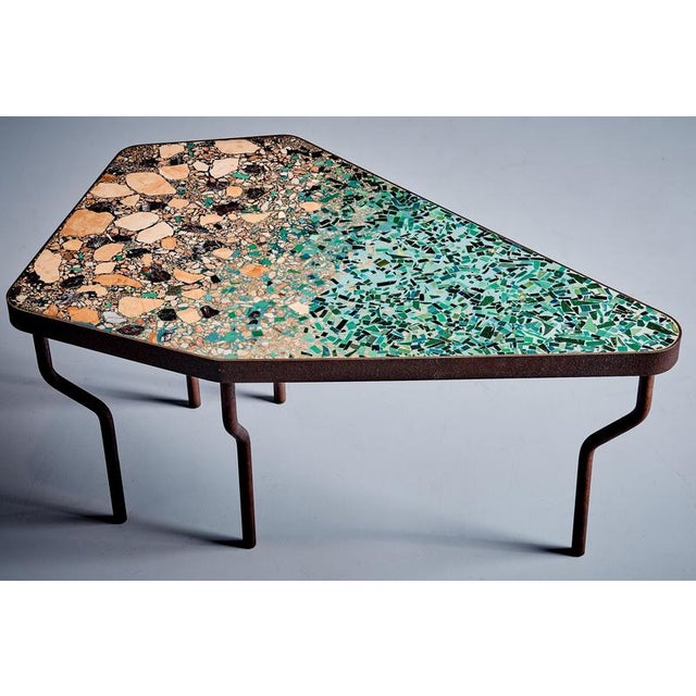 Hand-Crafted Terrazzo Coffee Table by Felix Muhrhofer For Sale - Image 4 of 12