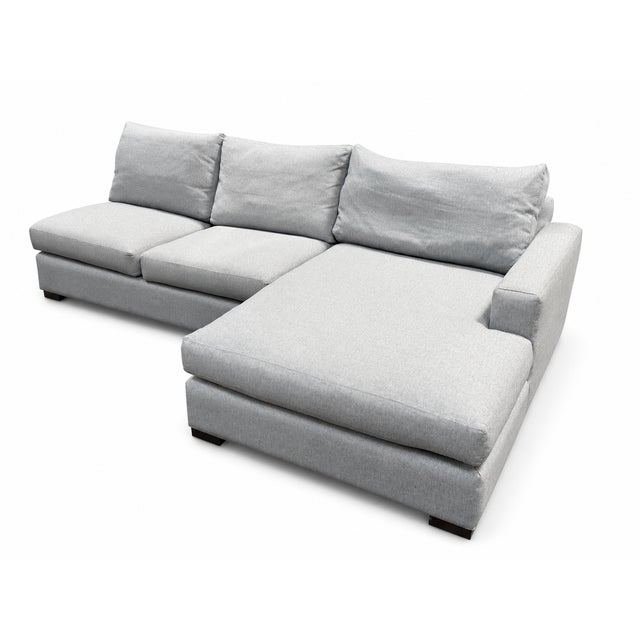 Room & Board Room & Board Metro Right-Arm Chaise Sectional For Sale - Image 4 of 10