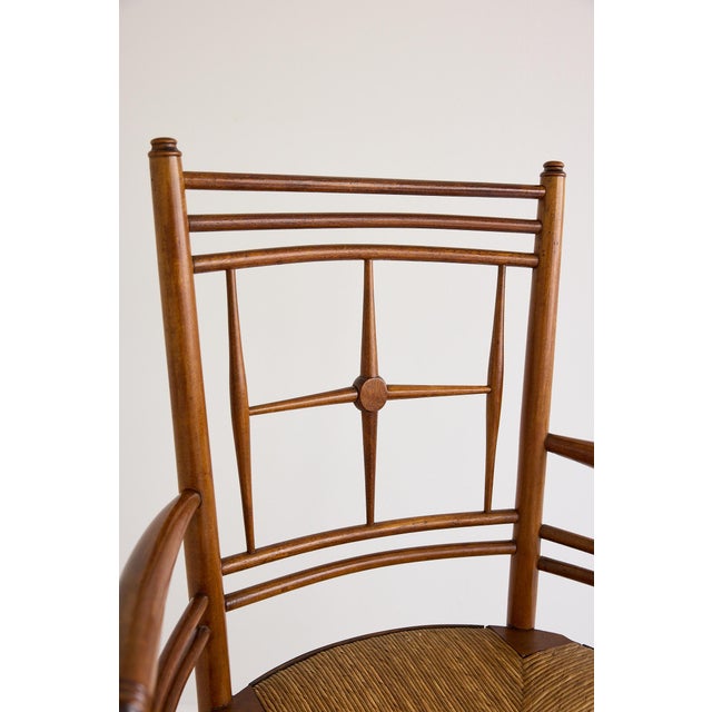 Wood Morris & Co. Armchair From the Sussex Line, London, 19th Century For Sale - Image 7 of 18