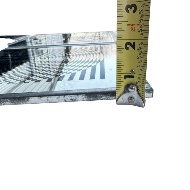 Mid Century Modern Op Art Framed Mirrors- Set of 4 For Sale - Image 11 of 12