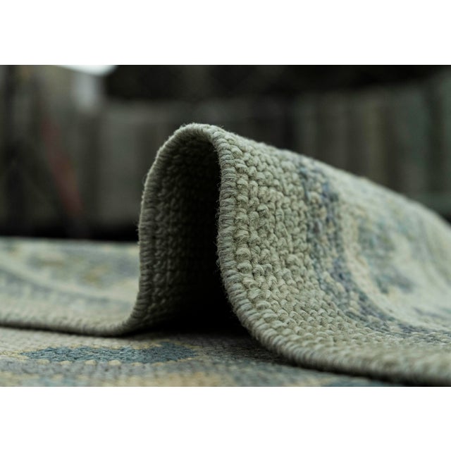 Textile Turkish Oushak Rug 2'11" x 10'7" #19043 For Sale - Image 7 of 8