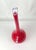 Scarlet 19" Mid 20th Century Italian Cased Ruby Red & Opalina Glass Ewer — Murano / Empoli Style For Sale - Image 8 of 12