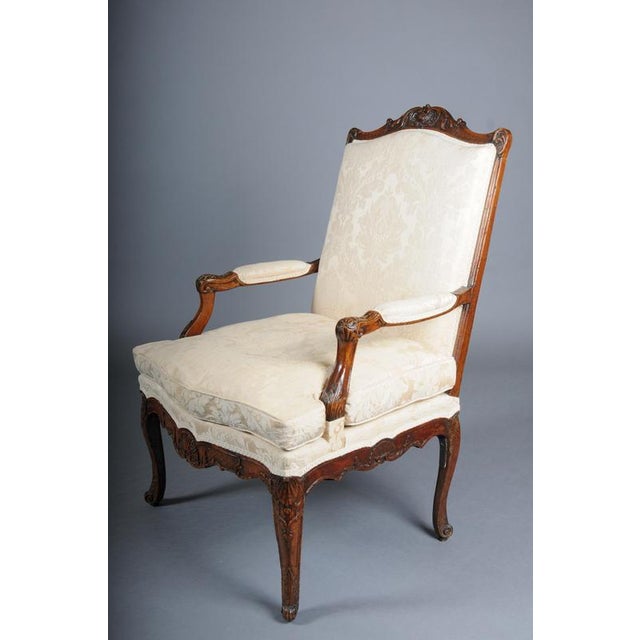 20th Century Louis XV French Oak Armchair For Sale - Image 15 of 18