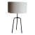 Mid Century California Moden Tripod Table Lamp, 1950s For Sale