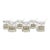 Set of Six "Name Your Poison" Apothecary Cocktail Glasses by Cera for Neiman Marcus c.1970 For Sale