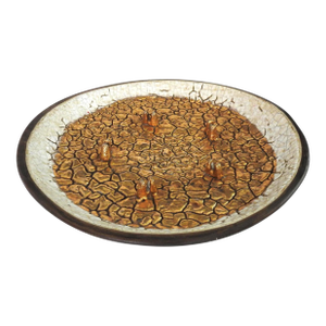 Leroy Benjamin Sculptural Pottery Plate Hillside House of Originals Brutalist Studio Ceramic Charger