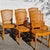 French Provincial Louis XV Style Cane and Cherrywood Dining Chairs, Set of 6 For Sale - Image 3 of 18