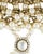 Contemporary 2016 Chanel Necklace CC Double C Logo Bib Statement Paris À Rome Runway Faux Pearl Crystal For Sale - Image 3 of 11