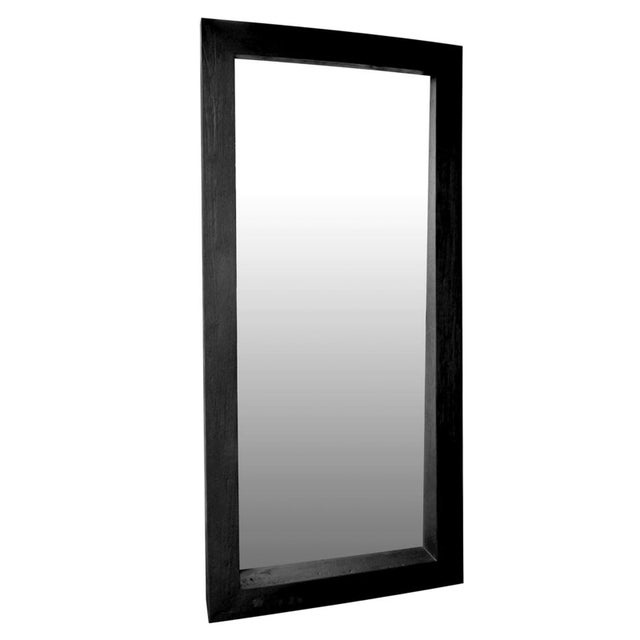 Modern hardwood full length mirror with attractive black stain finish. Sleek and simple, perfect for a wide variety of...