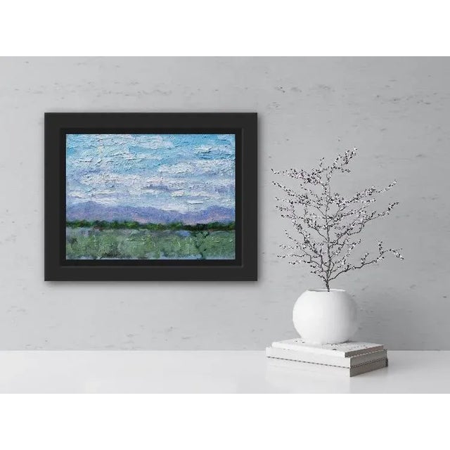 Quiet Places & Desertscapes — Nevada Cloudscape Original oil painting by Haas, 9 x 12 unframed on linen panel, signed. A...
