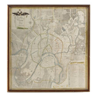 Map Map of Moscow, 1805 For Sale