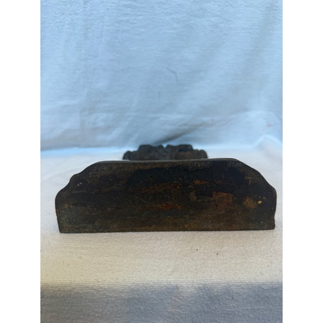 Victorian Cast Iron Lab Door Stop For Sale - Image 9 of 9