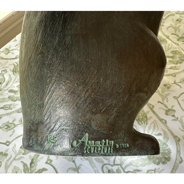 Austin Sculptures Cat 1978 For Sale - Image 4 of 6