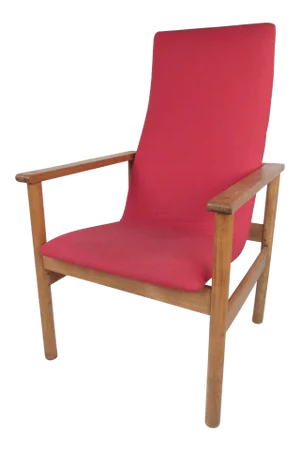 Mid-Century Modern High Back Lounge Chair by Parker Knoll