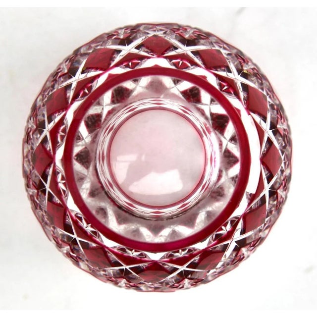 Art Deco Vase in Cut-to-Clear Crystal from Val Saint Lambert, 1950 For Sale - Image 6 of 9