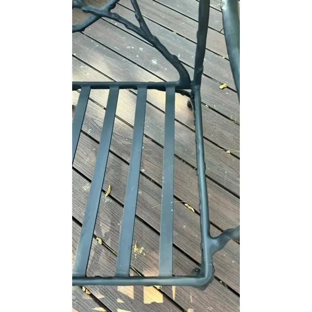 Vintage Veneman Twig & Branch Patio Club Chair, Attributed For Sale In Palm Springs - Image 6 of 9