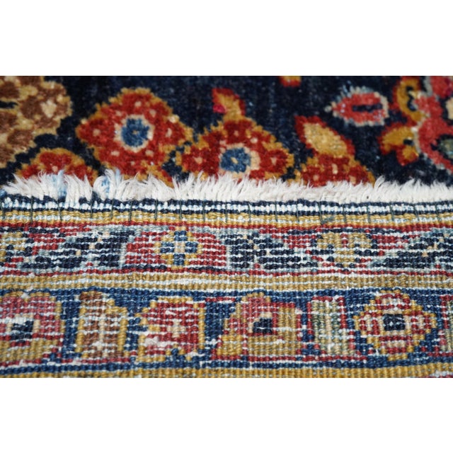 Antique Persian Sarouk Rug 6'2'' X 9'0'' For Sale - Image 9 of 9