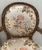 Vintage Louis XVI Style Carved Wood Fauteuil Armchairs in Floral Chinoiserie Upholstery - A Pair For Sale - Image 10 of 18